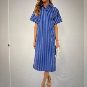 Pomander Place Baleine Stripe Reina Dress Sz Medium